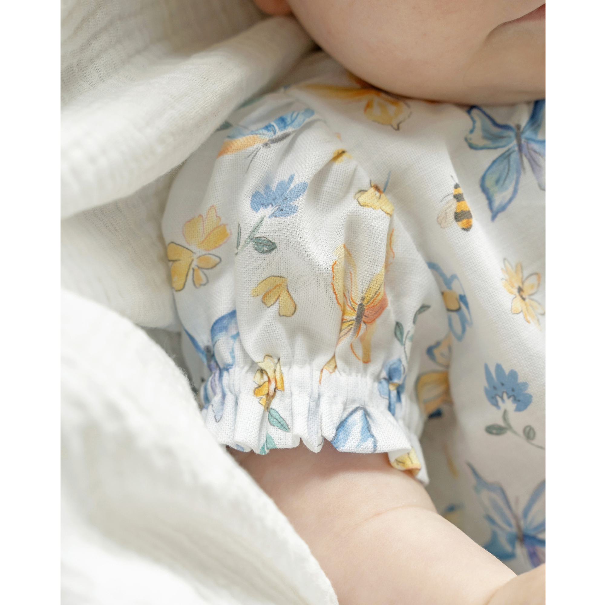 Bébé Libby SS Butterfly Romper - Butterfly Print