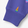 Hatley Rainbow Raindrops Sweatshirt Dress - Royal Blue