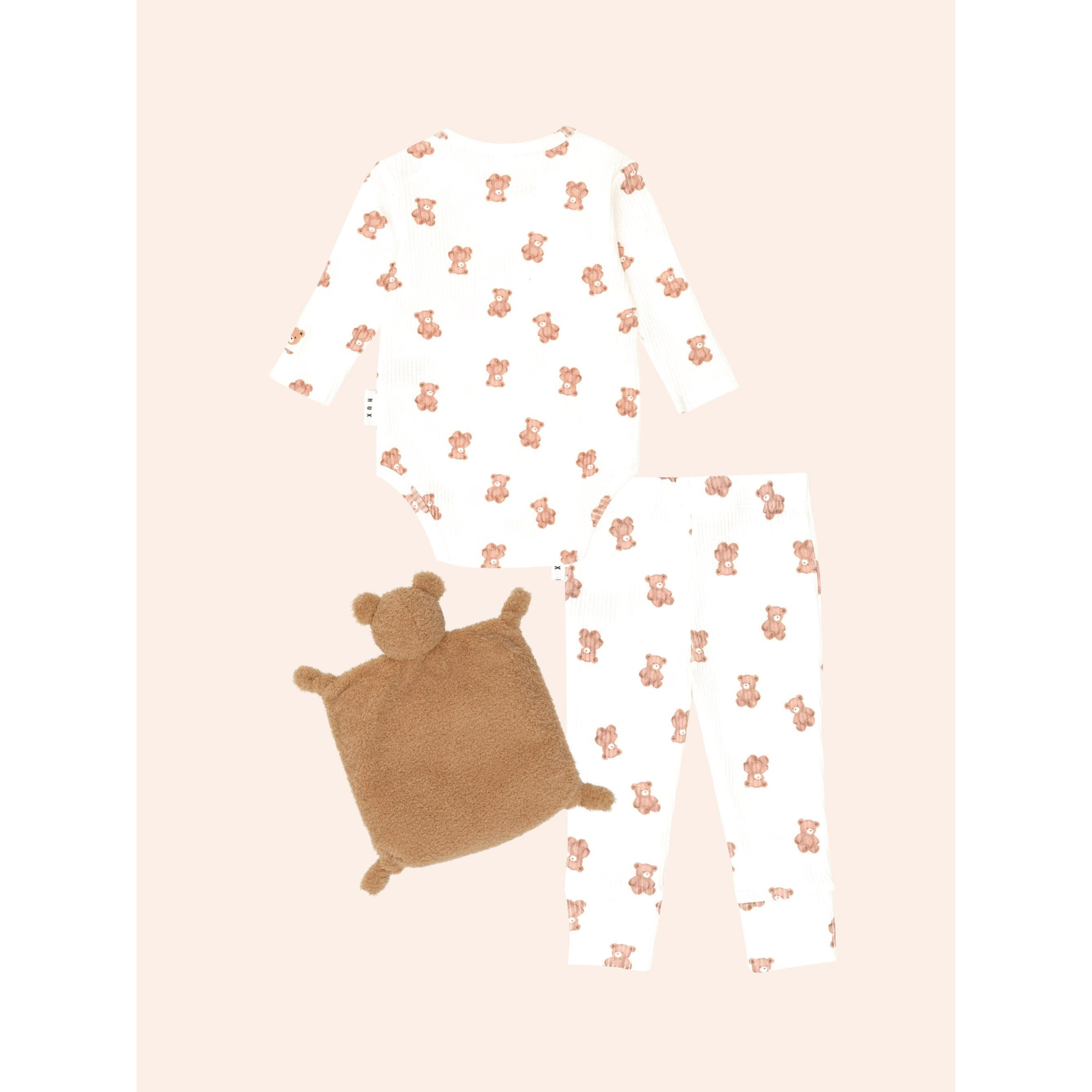 Huxbaby Beary Snuggly 3pc Newborn Gift Set