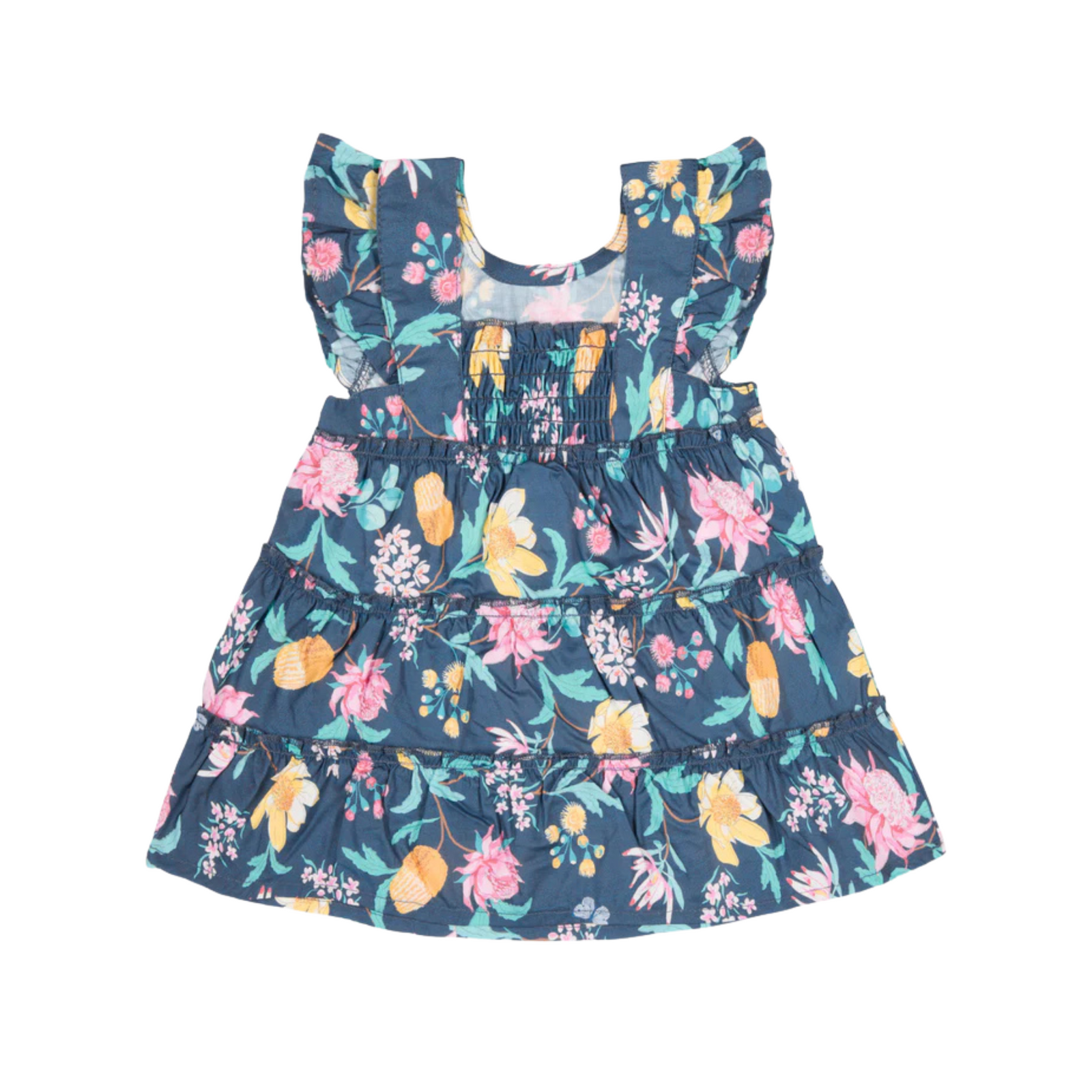 Toshi Baby Dress Matilda - Waratah Midnight