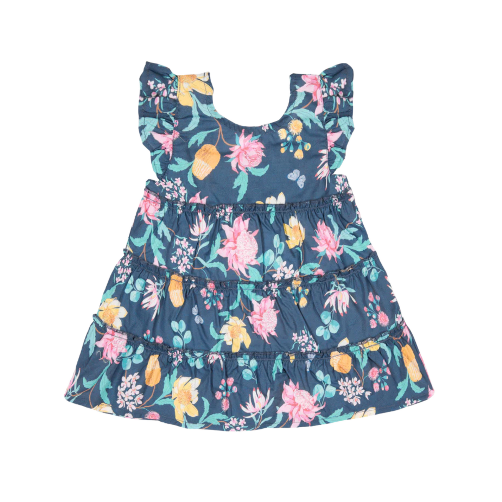 Toshi Baby Dress Matilda - Waratah Midnight