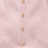 Purebaby Textured Cardigan - Pink Melange