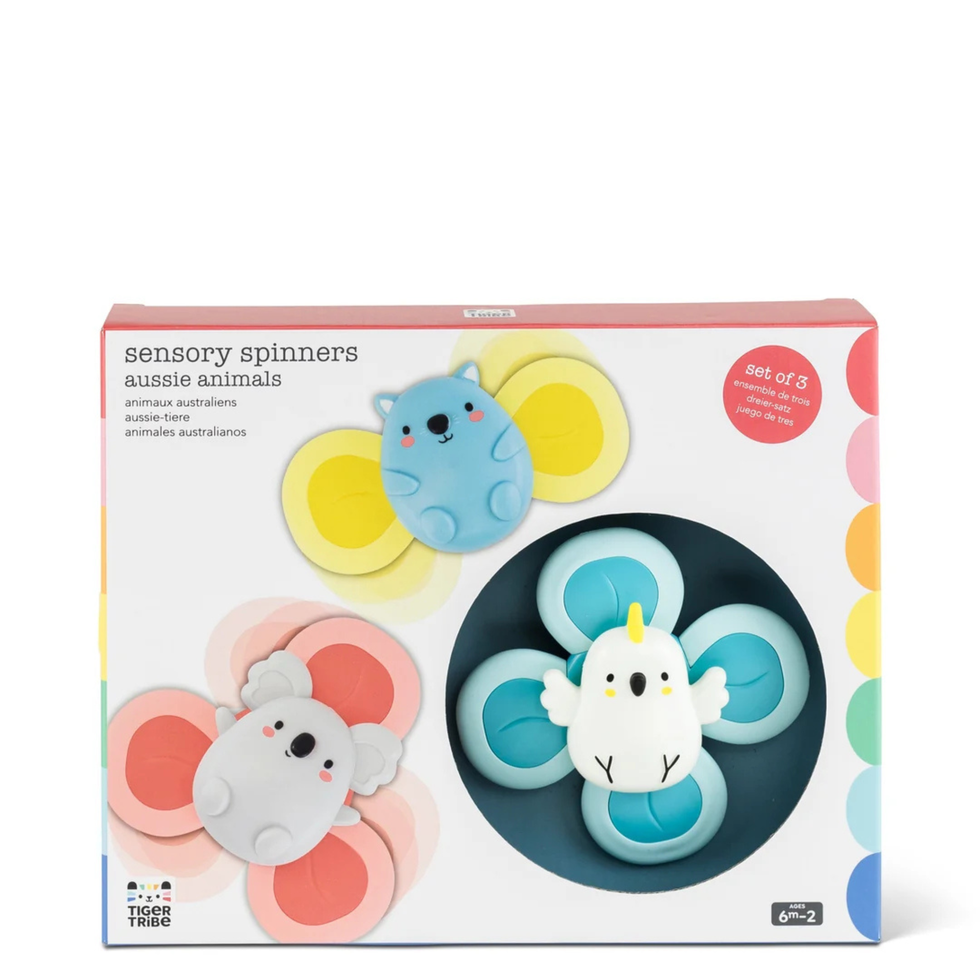 Tiger Tribe Sensory Spinners - Aussie Animals