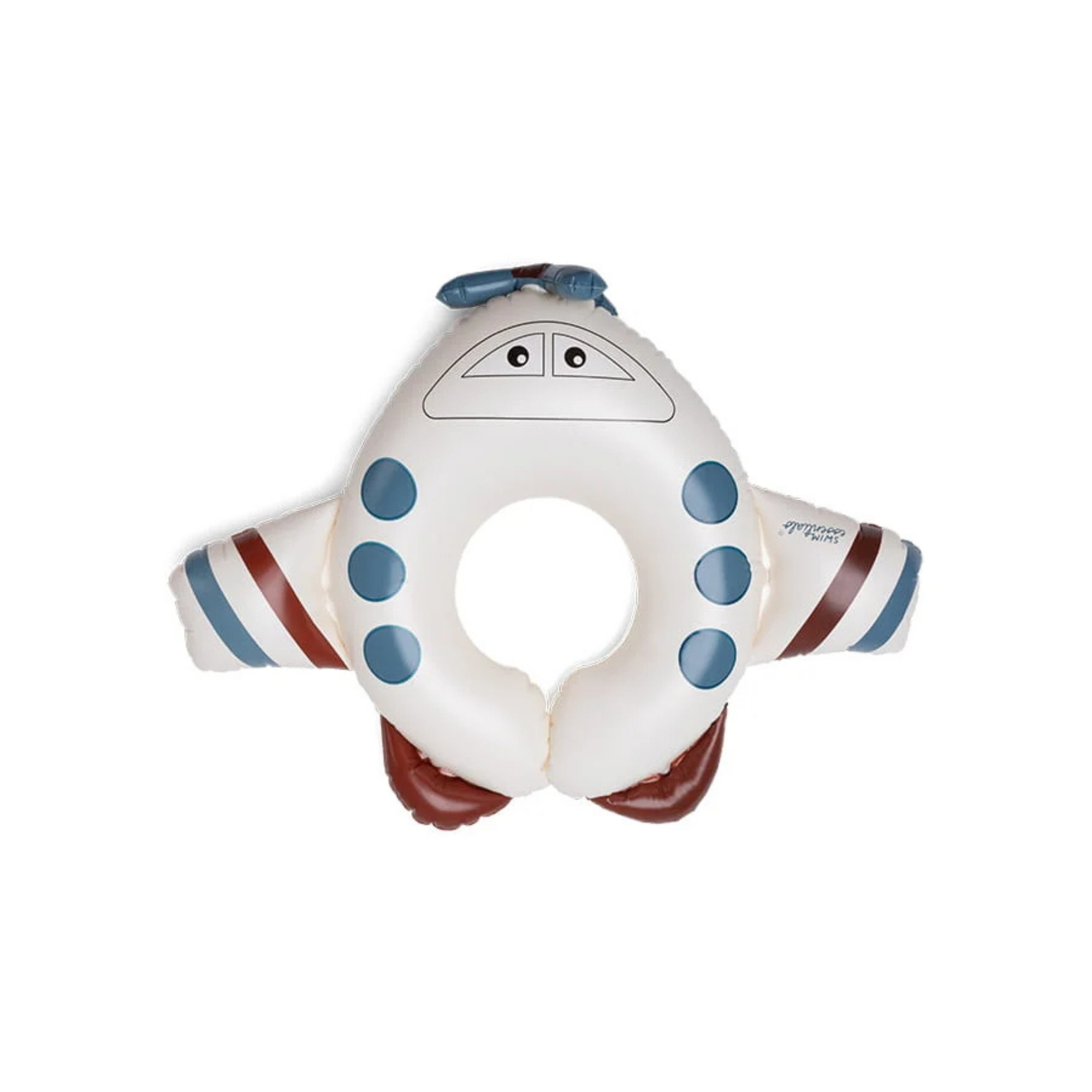 Swim Essentials Inflatable Split Swim Ring - Peter Plane, 55 cm