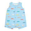 Toshi Romper Banjo - Fast Lane Cyan