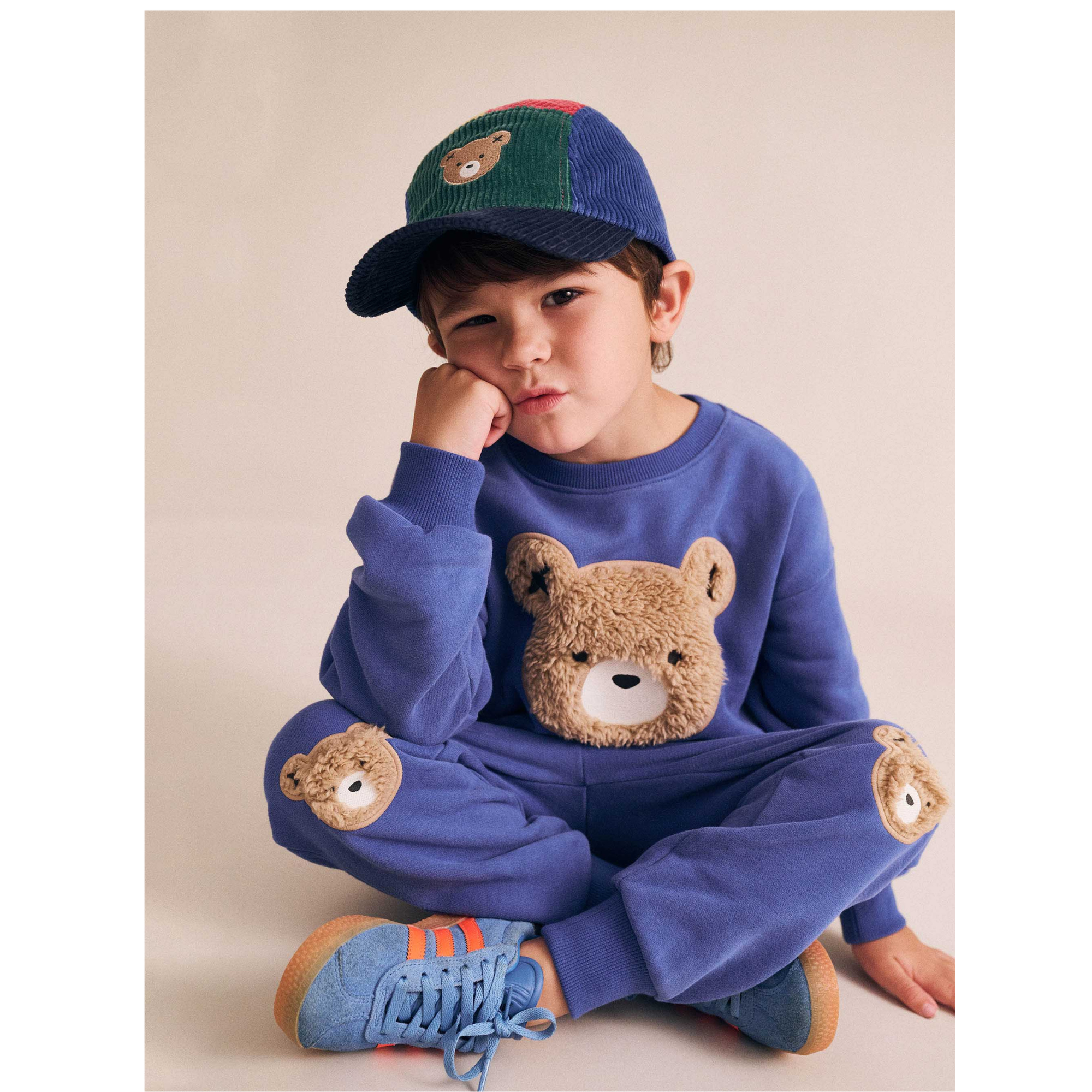 Huxbaby Furry Huxbear Cobalt Trackpant