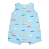 Toshi Romper Banjo - Fast Lane Cyan