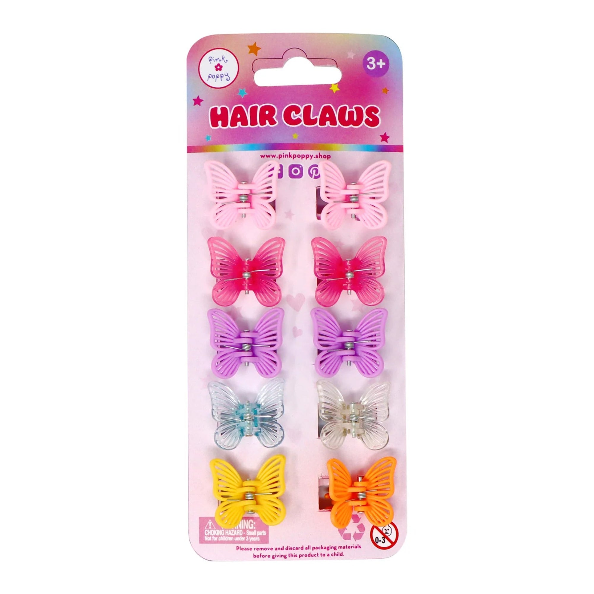 Butterfly Claw Hair Clips