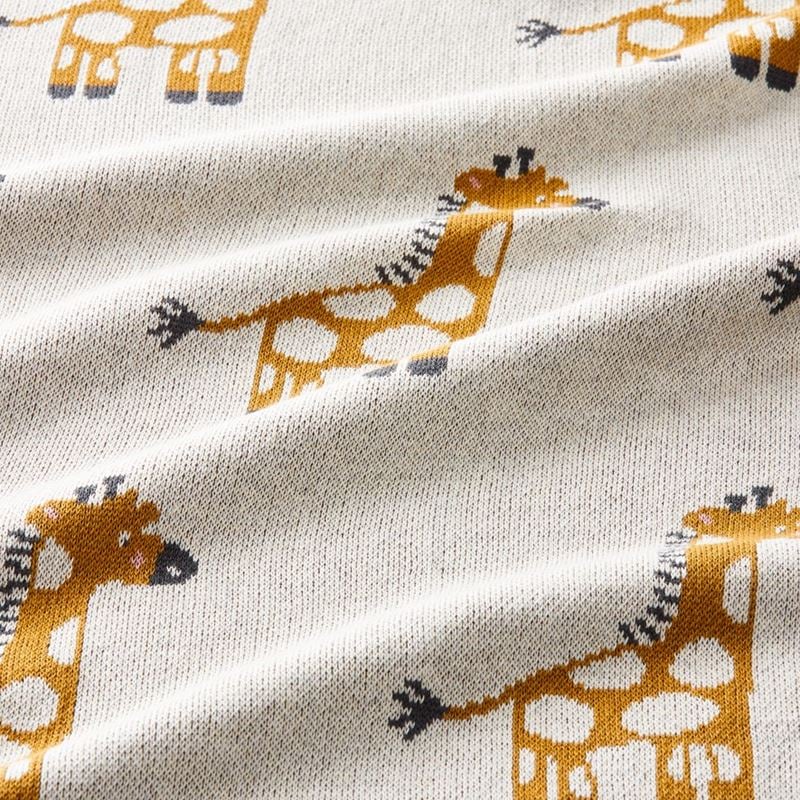 Di Lusso Giraffe Giggles Baby Blanket