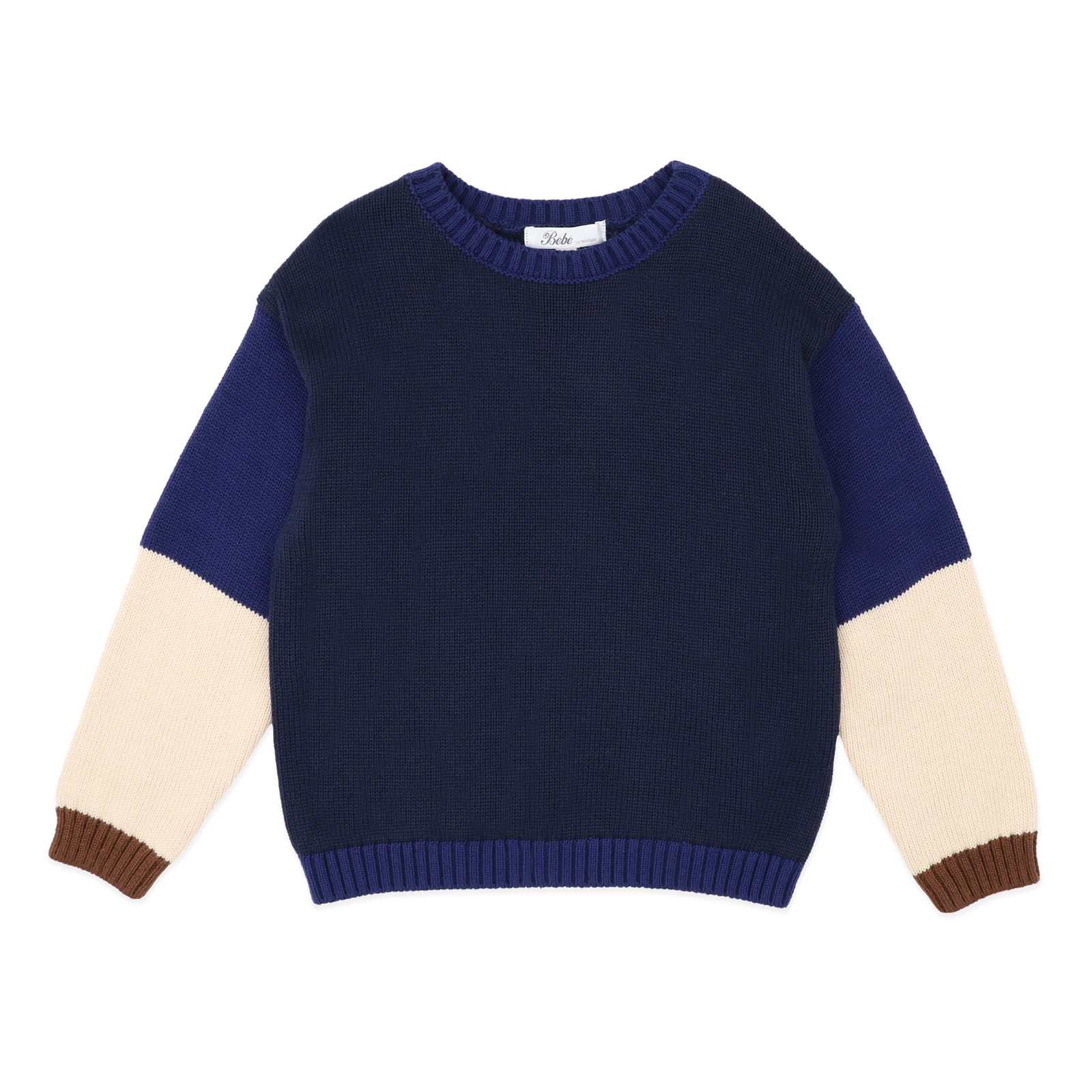 Bebe Jake block knitted jumper - Multi