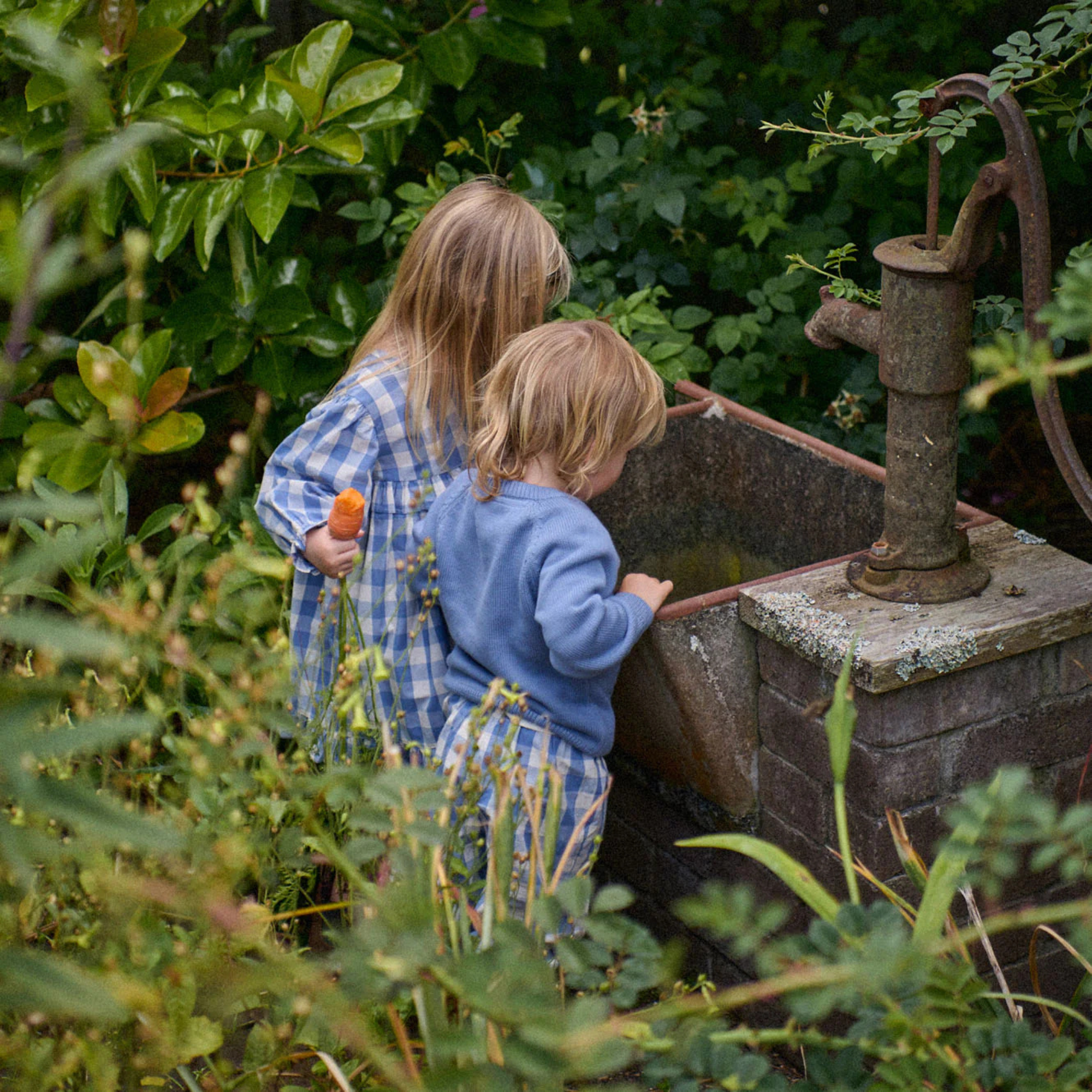 Nature Baby Nora Dress - Bluebelle Check