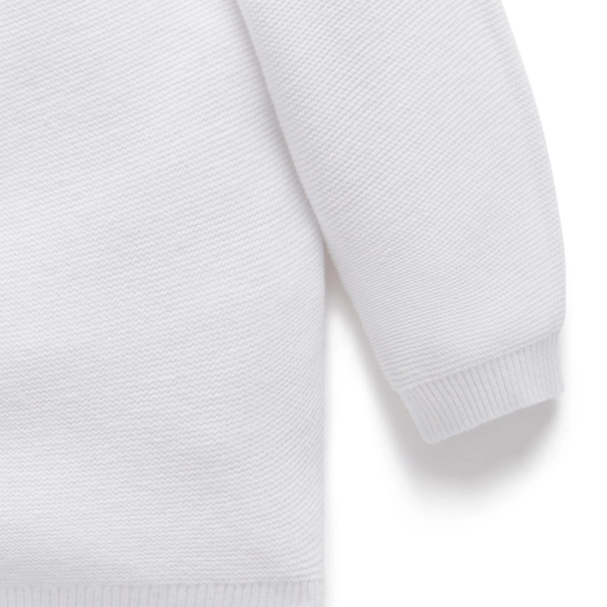 Purebaby Textured Cardigan - White