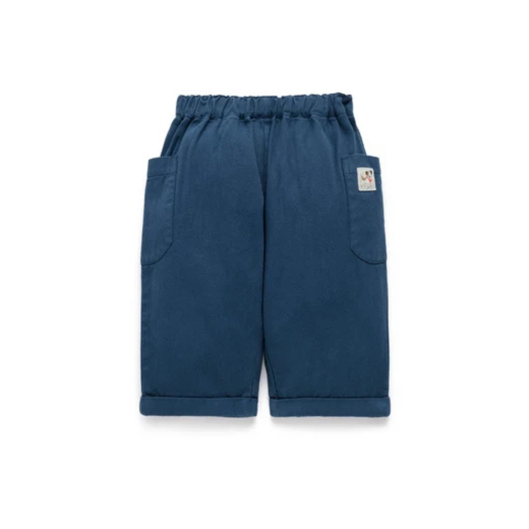 Purebaby Pull on Baggy Pant - French navy