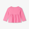 Hatley Happy Heart Gather Back Tee - Aurora Pink