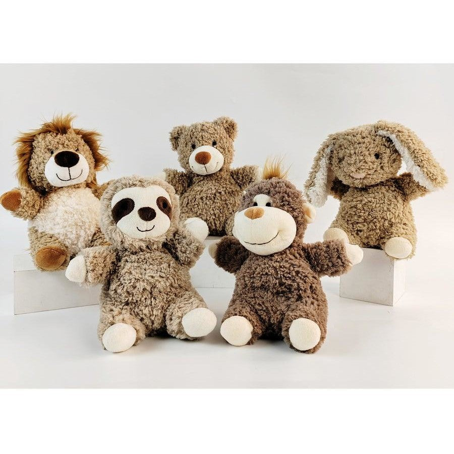 Curly Bear Soft Toy Brown 18cm