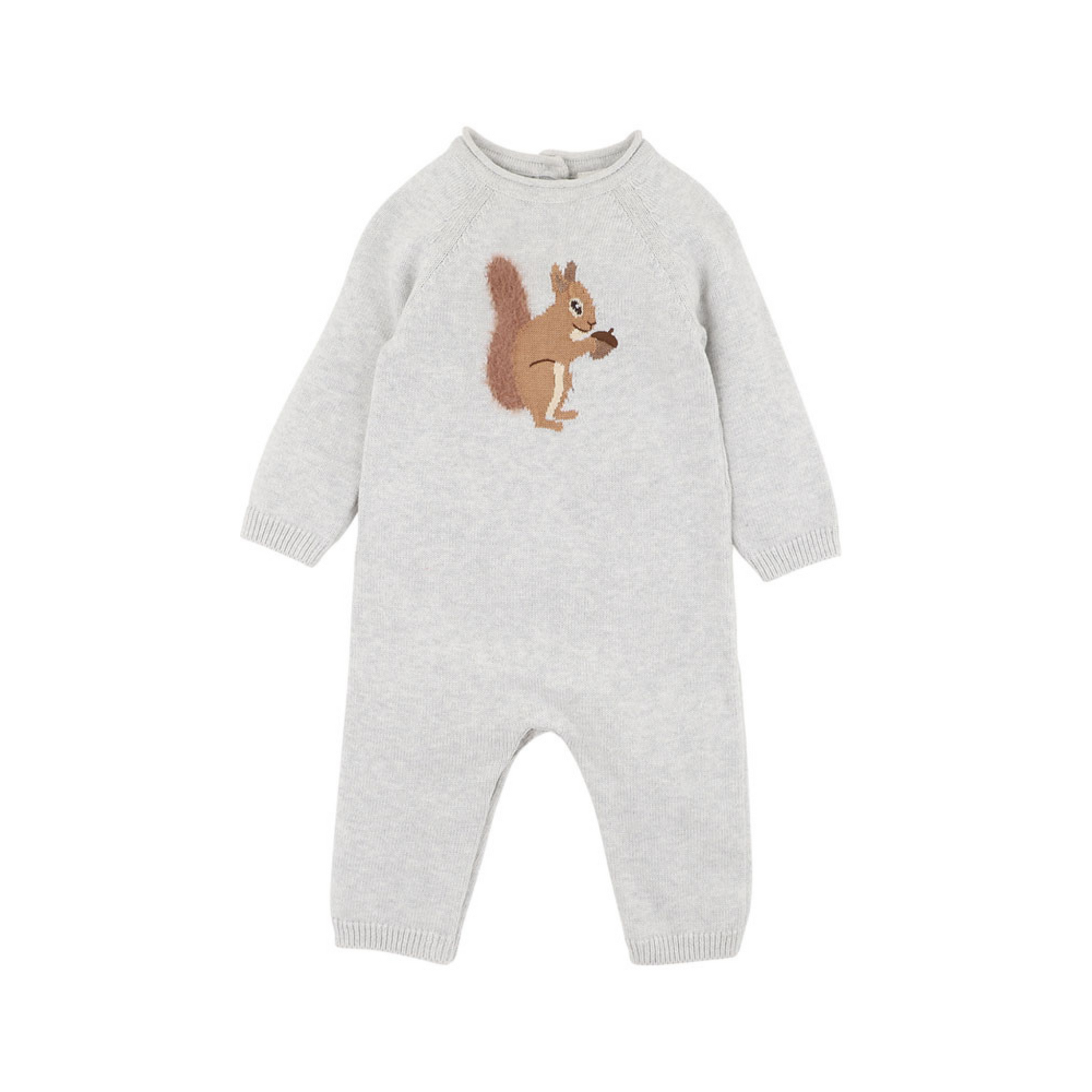 Bebe Toby Squirrel Knitted Romper