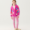 New Pre-Order Hatley Jumbo Hearts Boucle Cardigan - Rose Violet