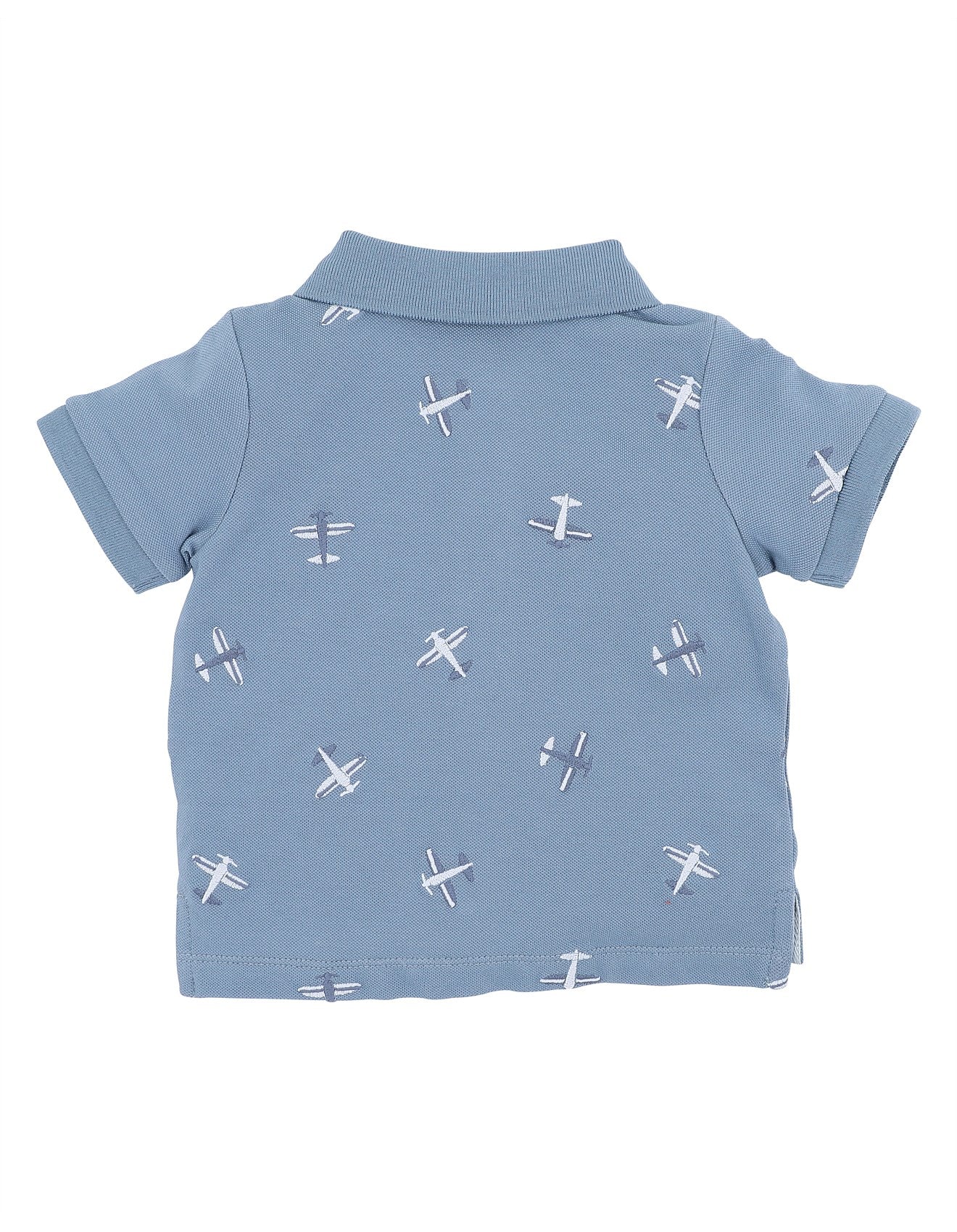 Bebe Harlan Airplane Embroidered Polo