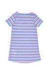 Milky Lilac Stripe Rib Dress