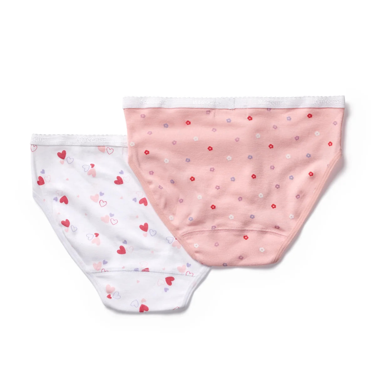 Marquise 2 pack Underwear Hearts &amp; Floral