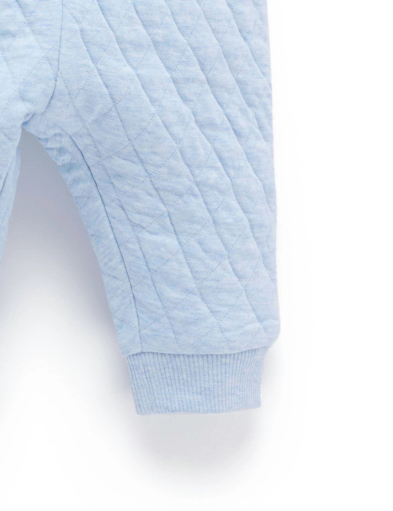 Puppy Quilted Track Set  - Sky Melange
