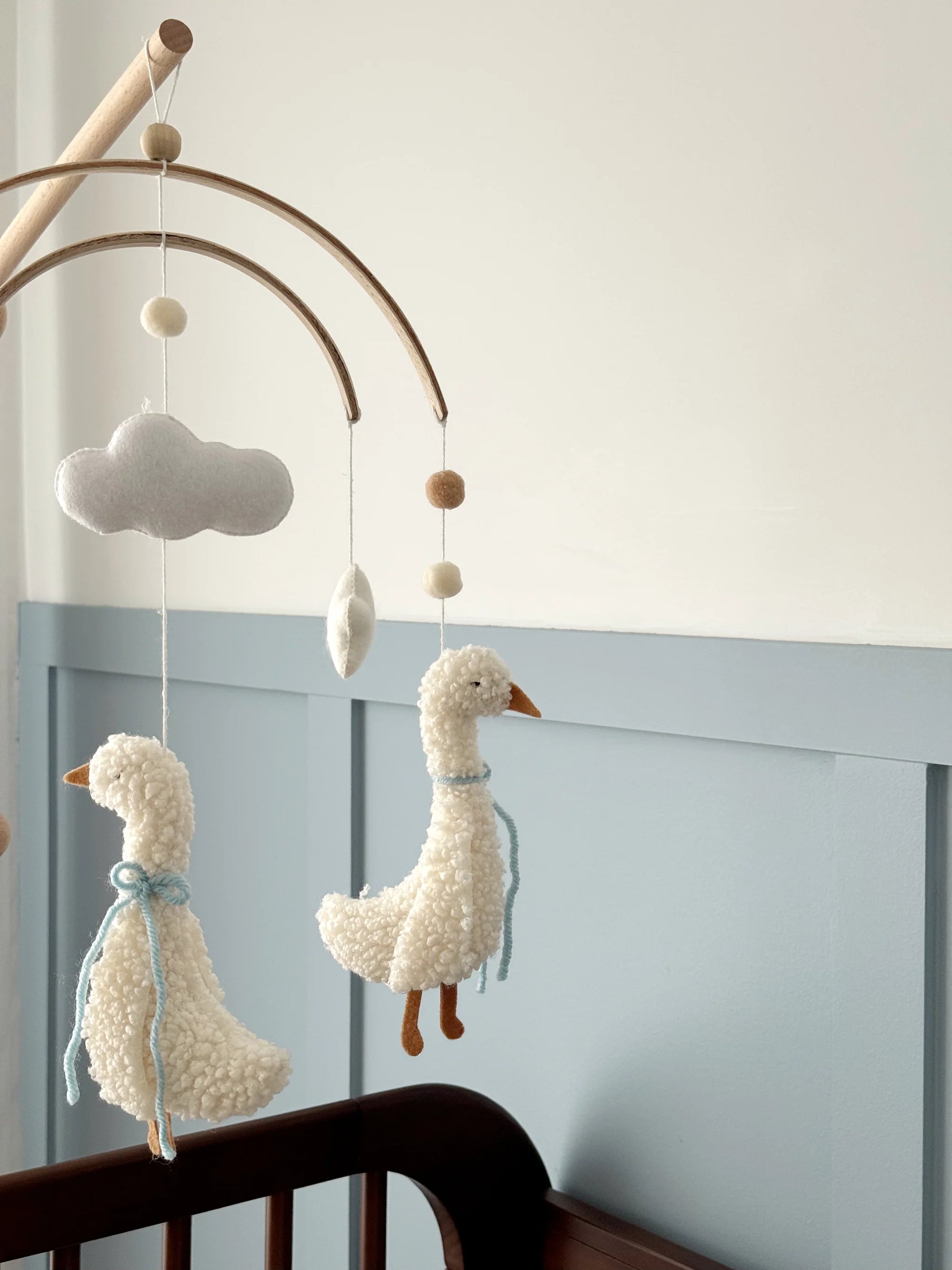 Baby Mobile - Three Little Ducks - Blue