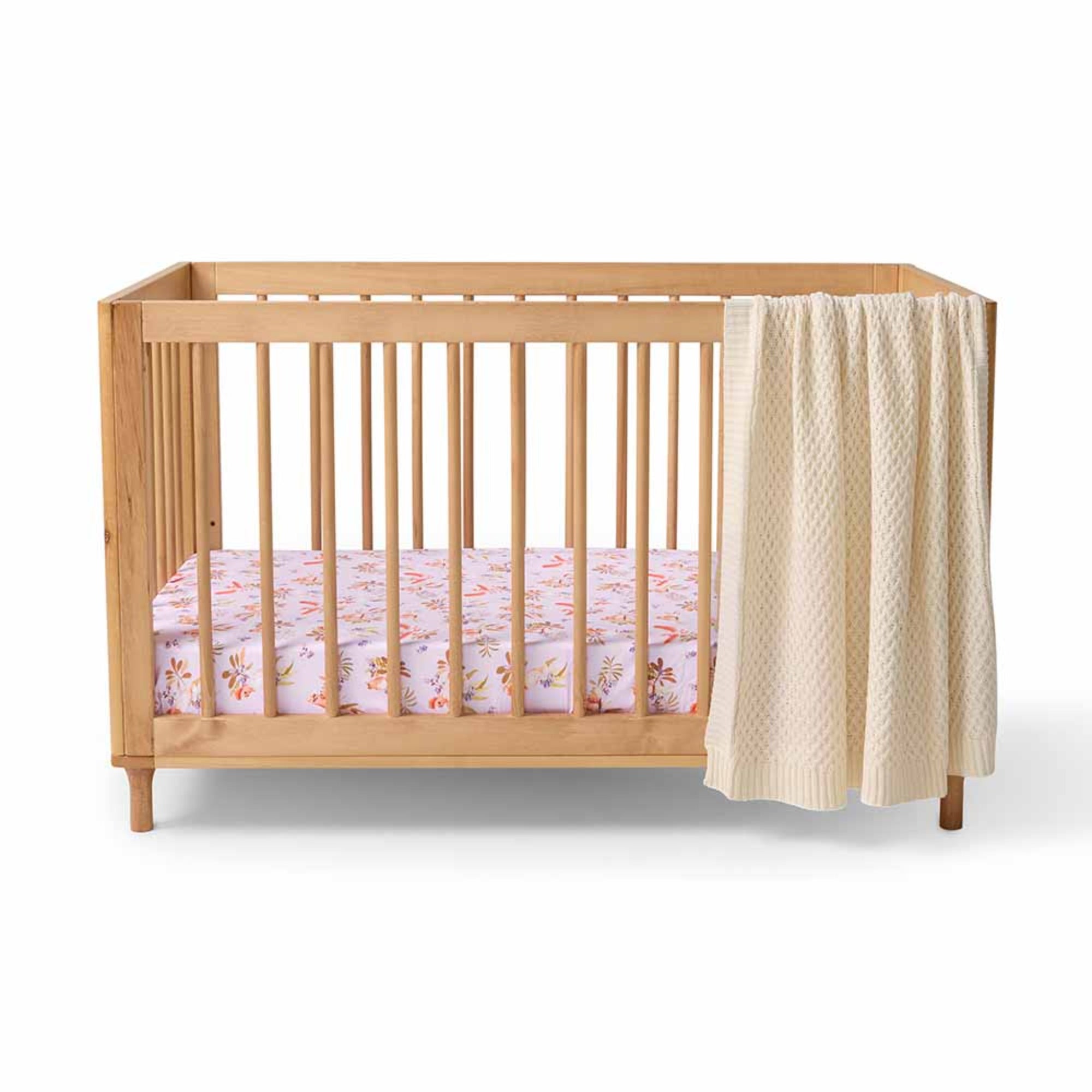 Major Mitchell - Snuggle Hunny Fitted Cot Sheet