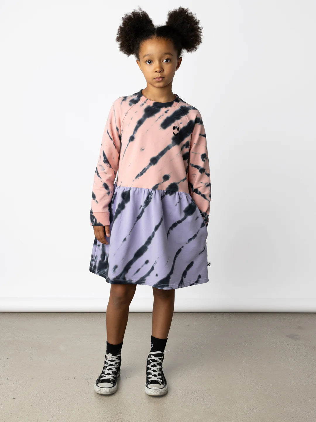 Minti Duo Tie Dye Dress - Pink/Purple