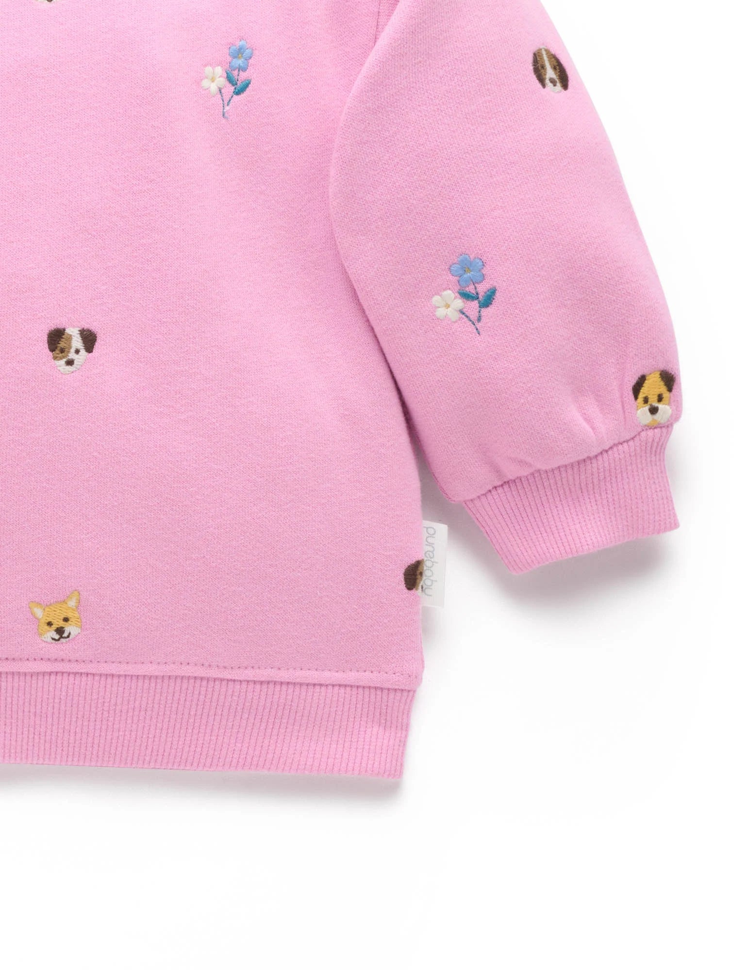 Puppy Embroidered Windcheater