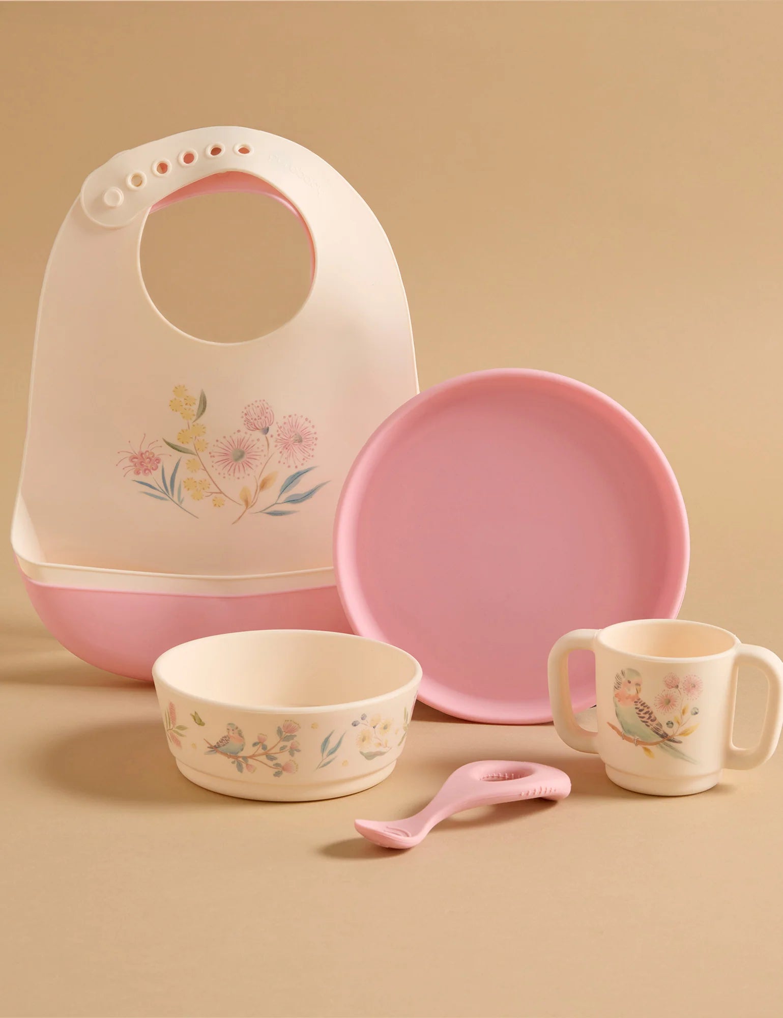 Aviary Garden Silicone Feeding Set