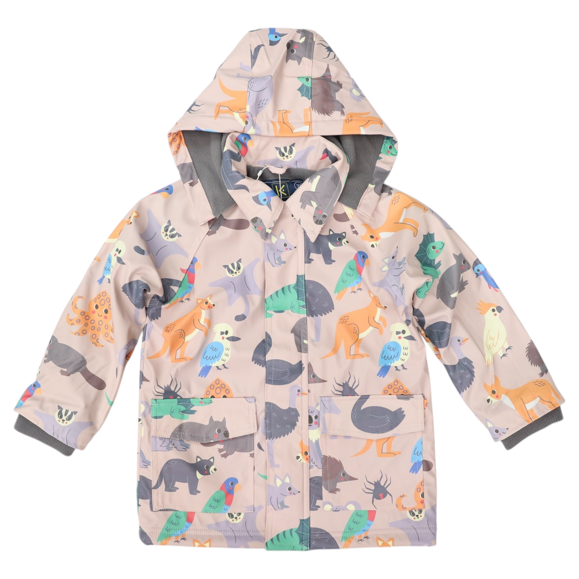 Korango Australian Animal Raincoat - Beige