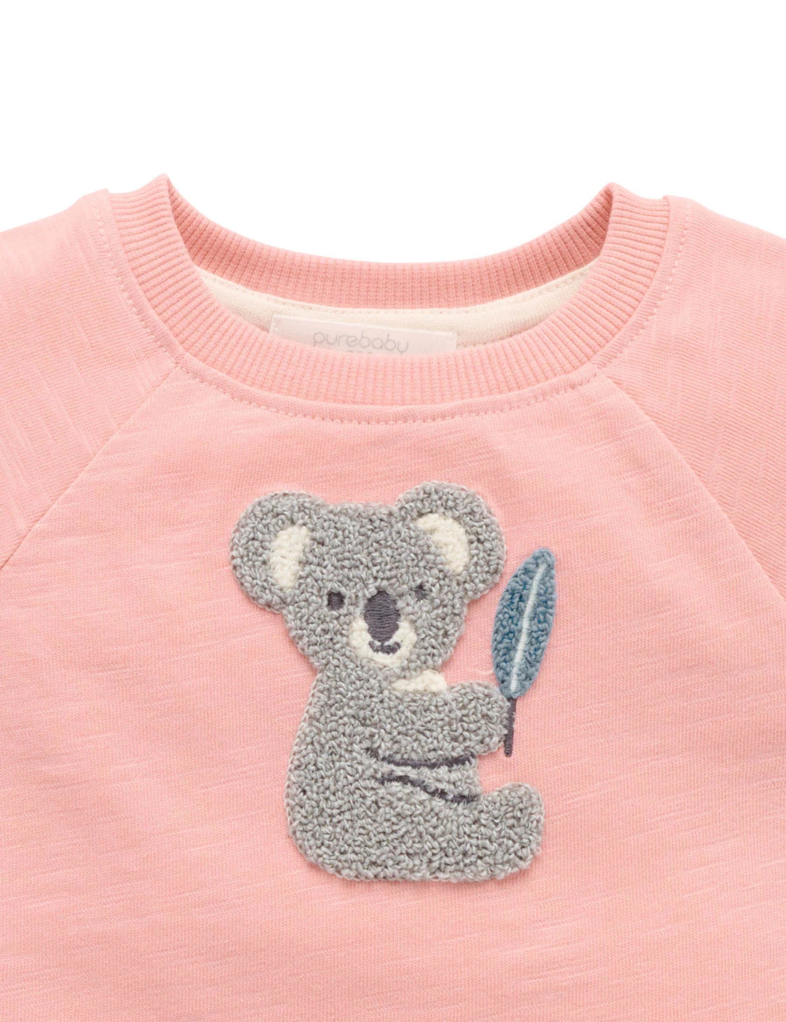 Purebaby Koala Gum Leaf Tee