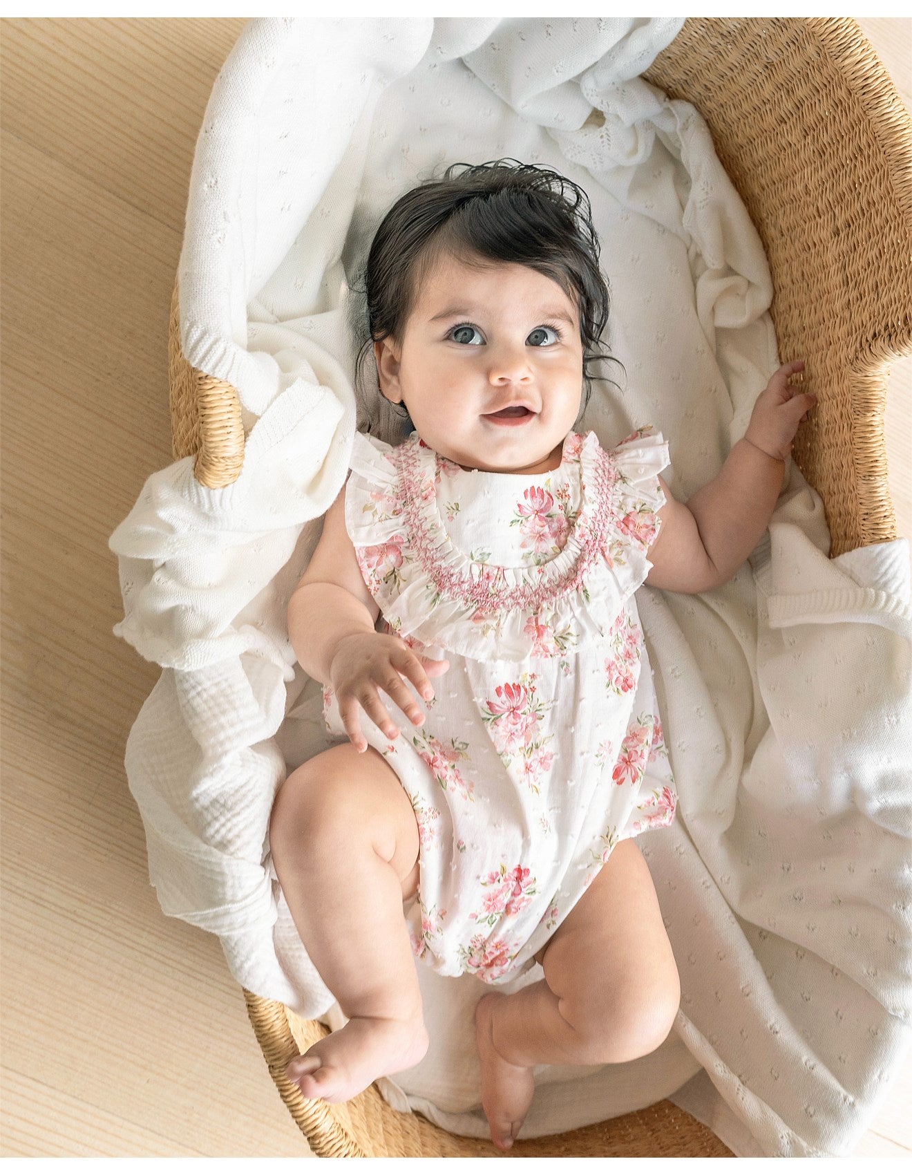 Chelsea Frill Yoke Romper