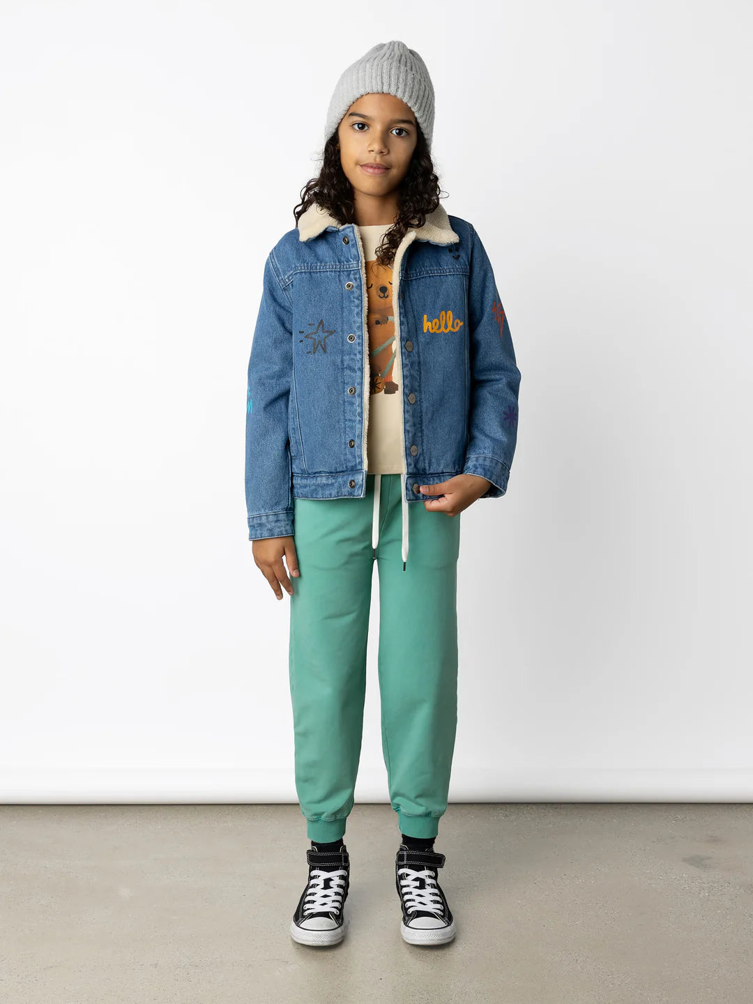 Minti Emblem Denim Jacket