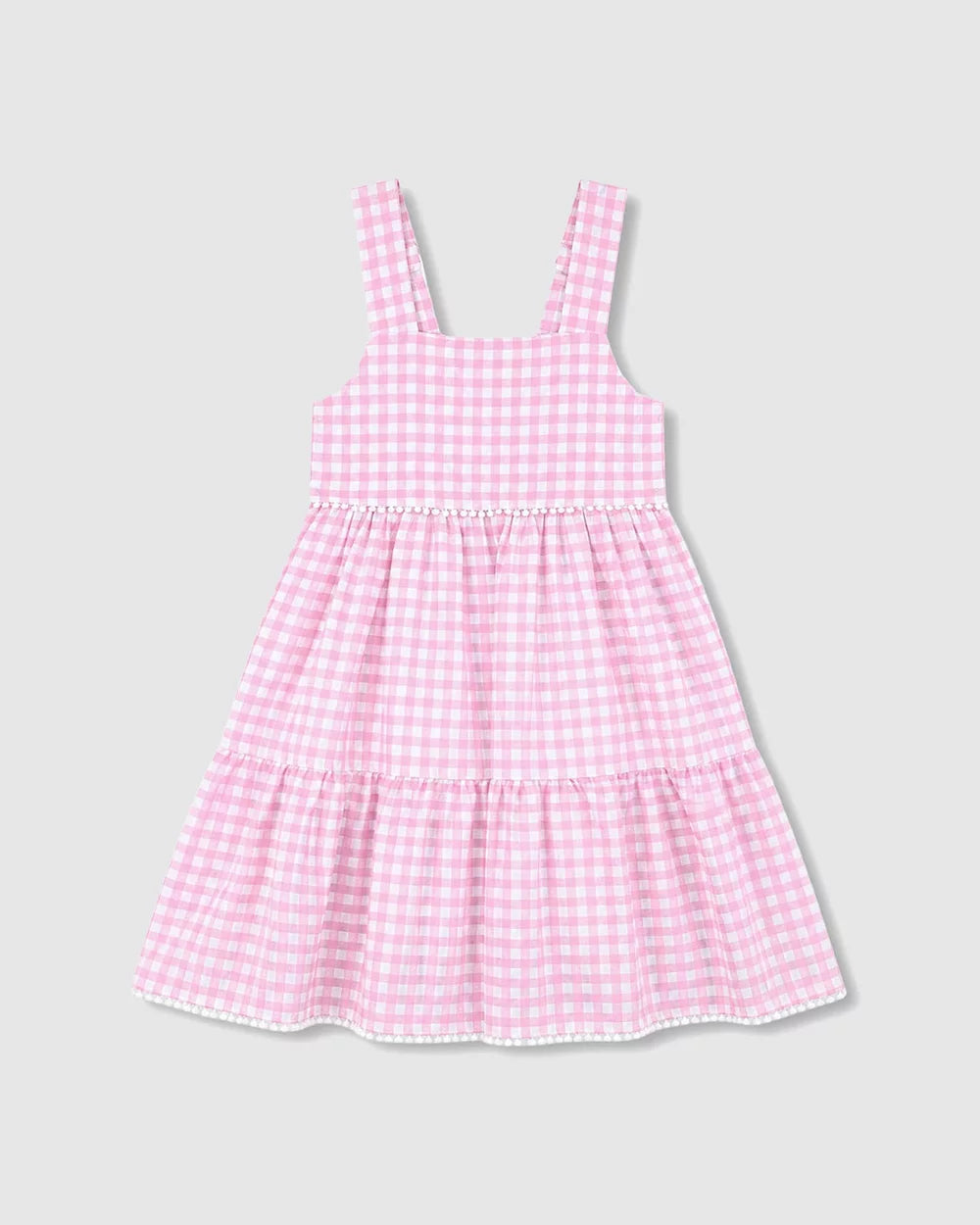 Pink Gingham Sundress 1-10Y