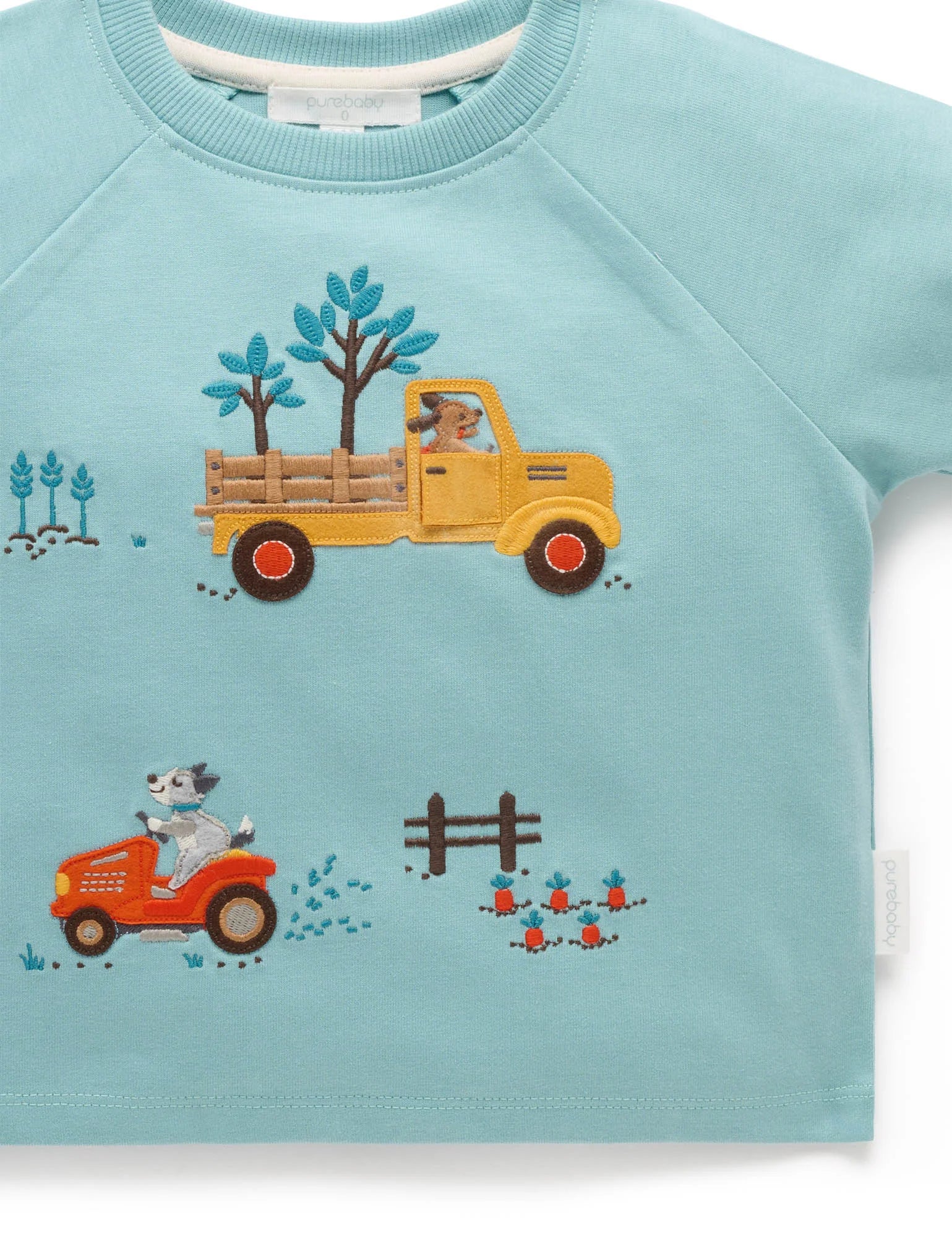Garden Work Relaxed Tee - Eucalyptus (PB1003S26)