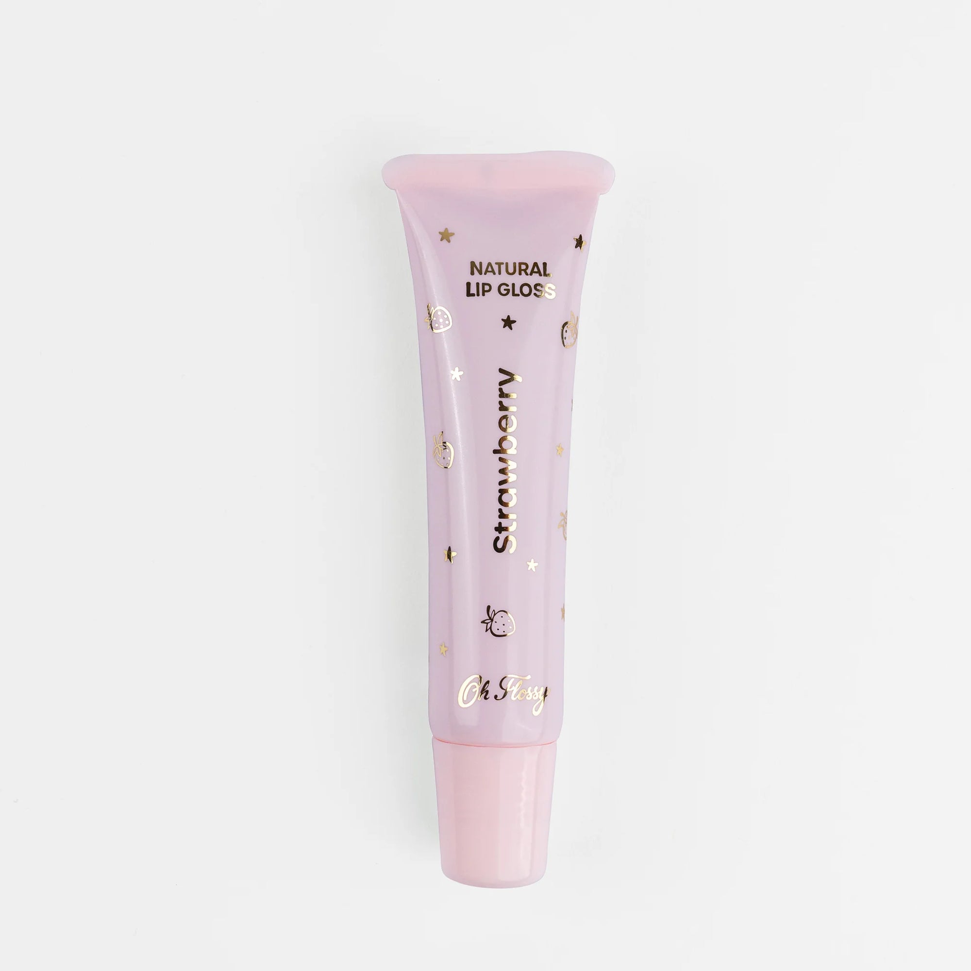 Oh Flossy Individual Natural Lip Gloss  Strawberry