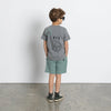 Minti Hello Bye Dinos Tee Charcoal Marle