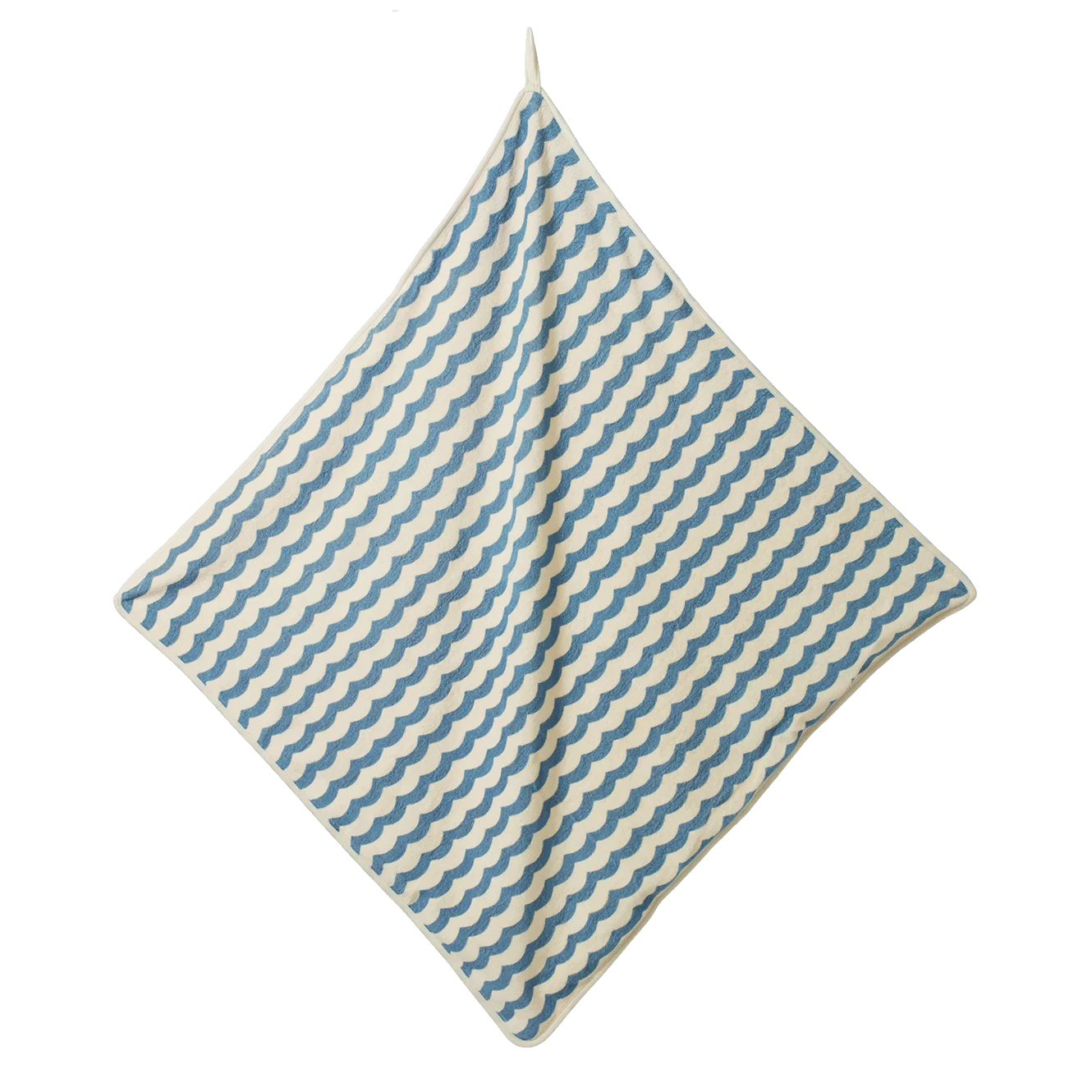 Hooded Towel - Waves Print