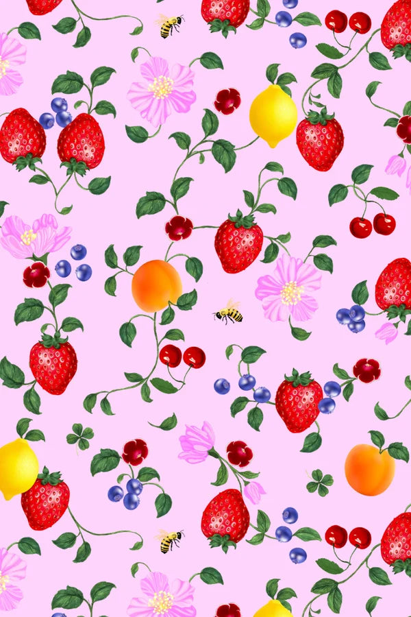 Berry Bright Bike Short