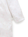 Purebaby Pale Pink 2 Pack Zip Growsuit