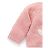 Purebaby Easter Cardigan - Peach  Melange