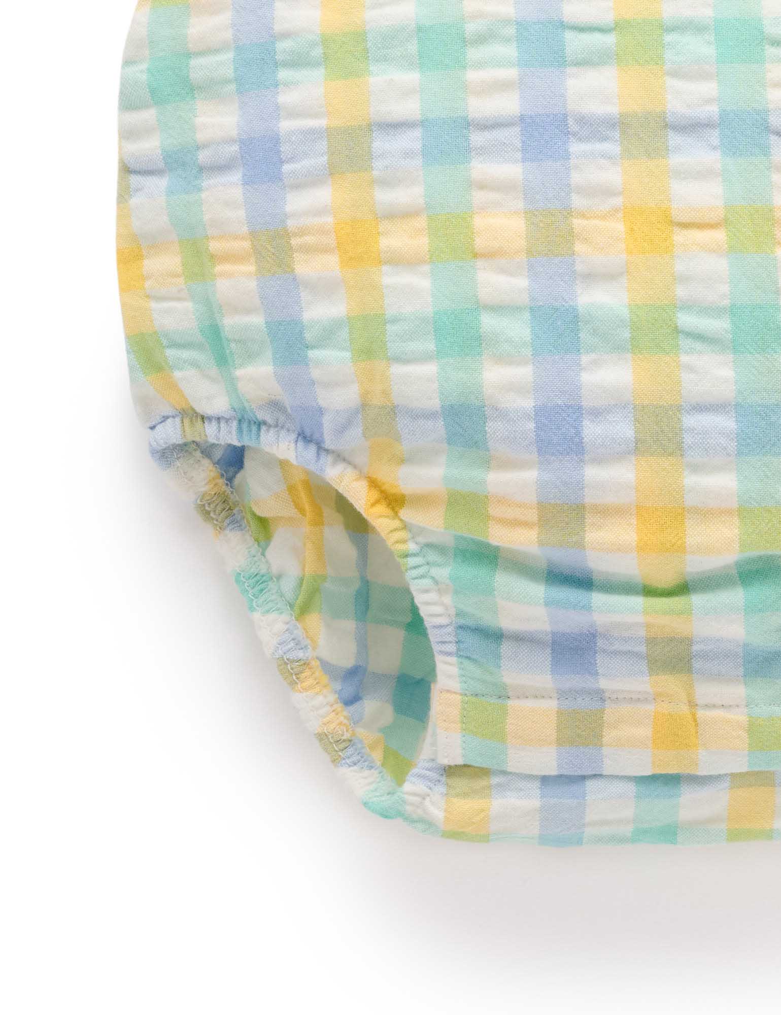 Purebaby Check Overalls