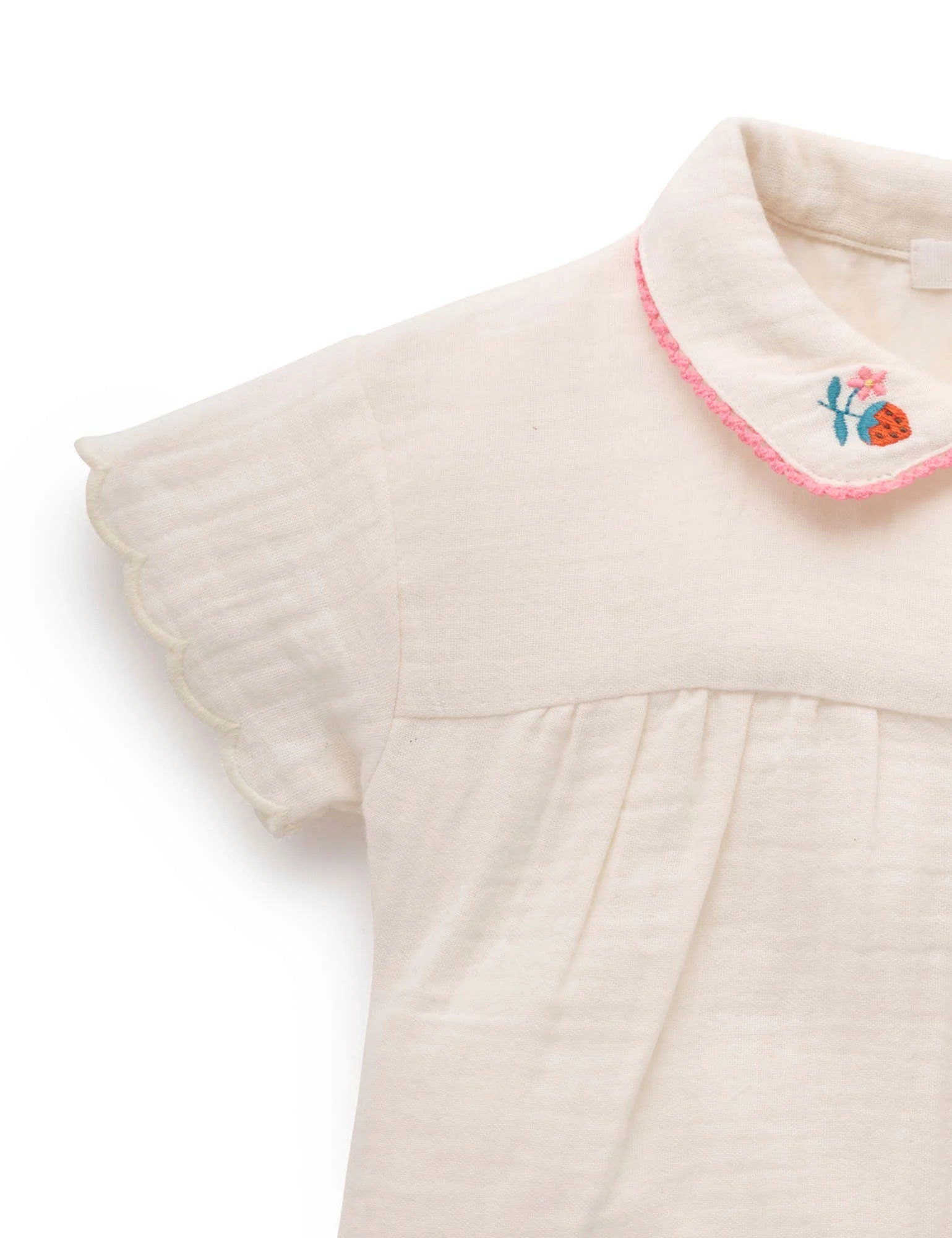 Strawberry Embroidered Shirt