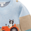 Purebaby Pasture Jumper - Tractor Jacquard