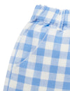 Purebaby Gingham shorts- Ocean