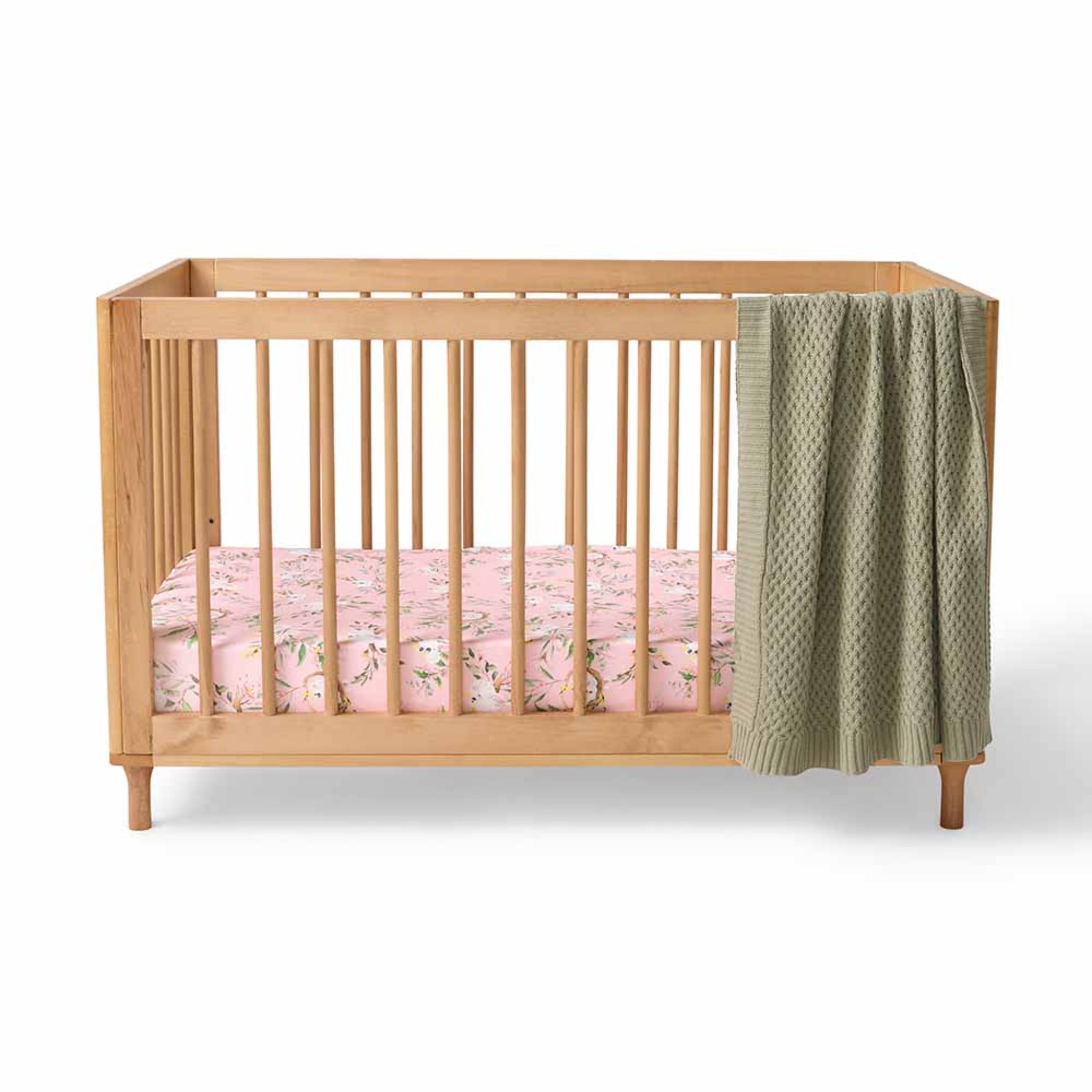 Cockatoo - Snuggle Hunny Fitted Cot Sheet