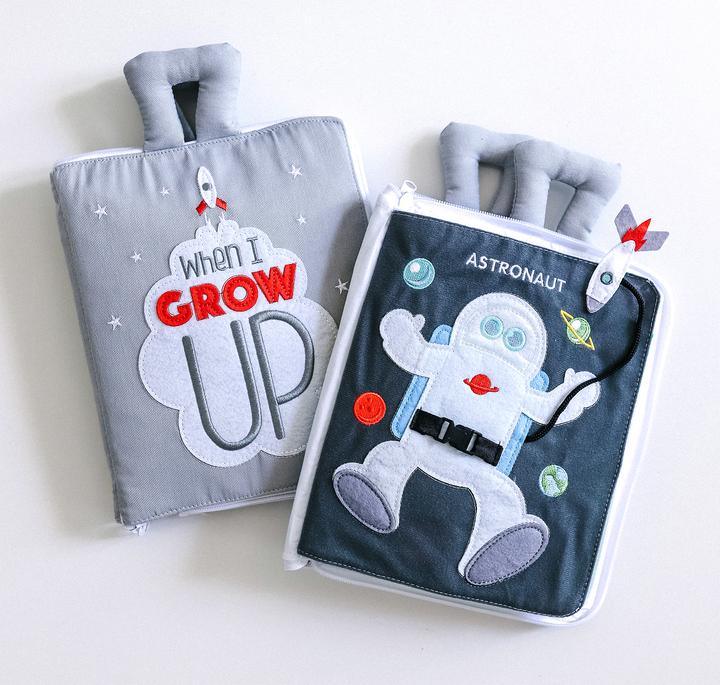 When I Grow Up Fabric Activity Book by Curious Columbus Kids