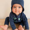Korango T-REX Embroidered Knit Sweater - Navy
