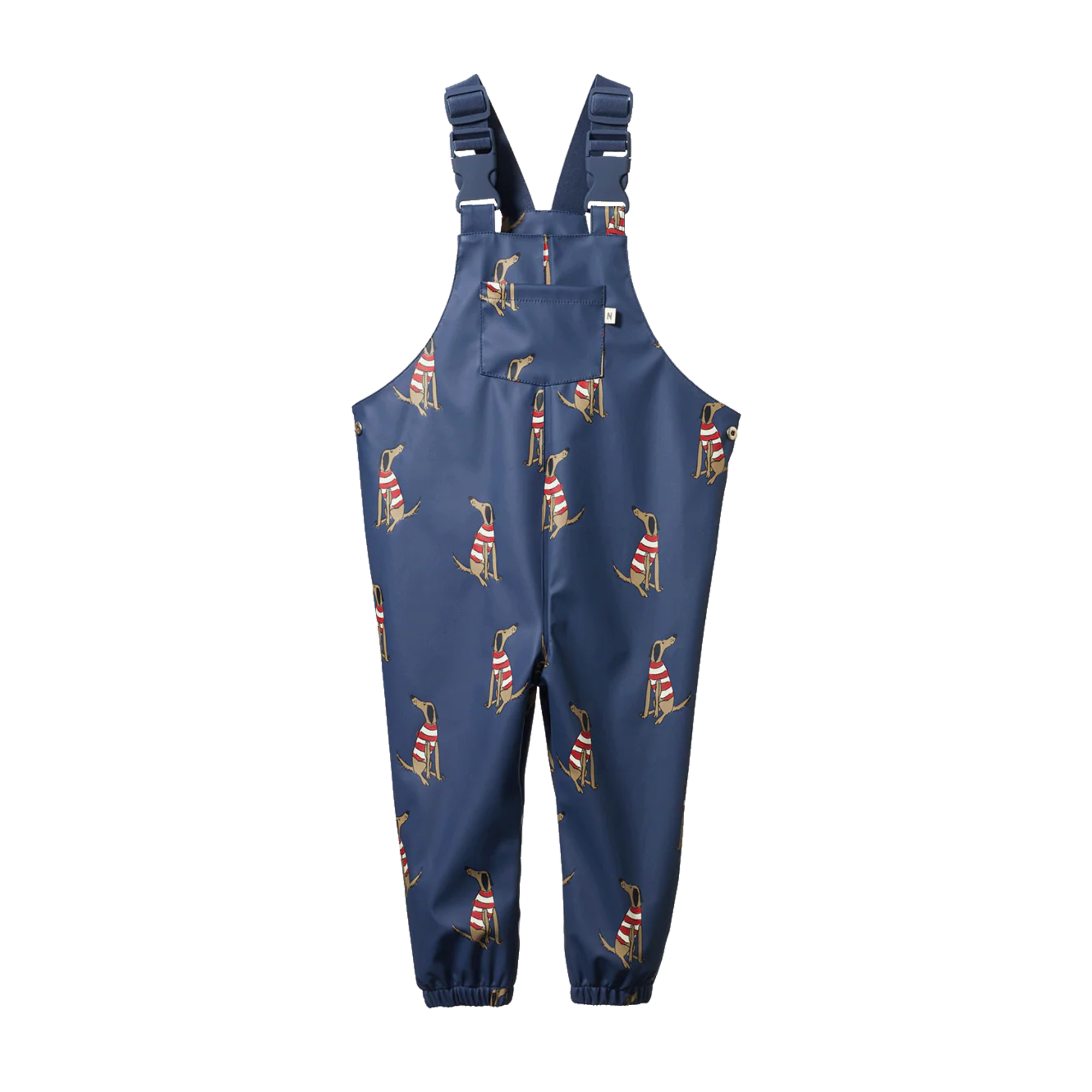 Nature Baby Splash Overalls - Best Friend Indigo Print